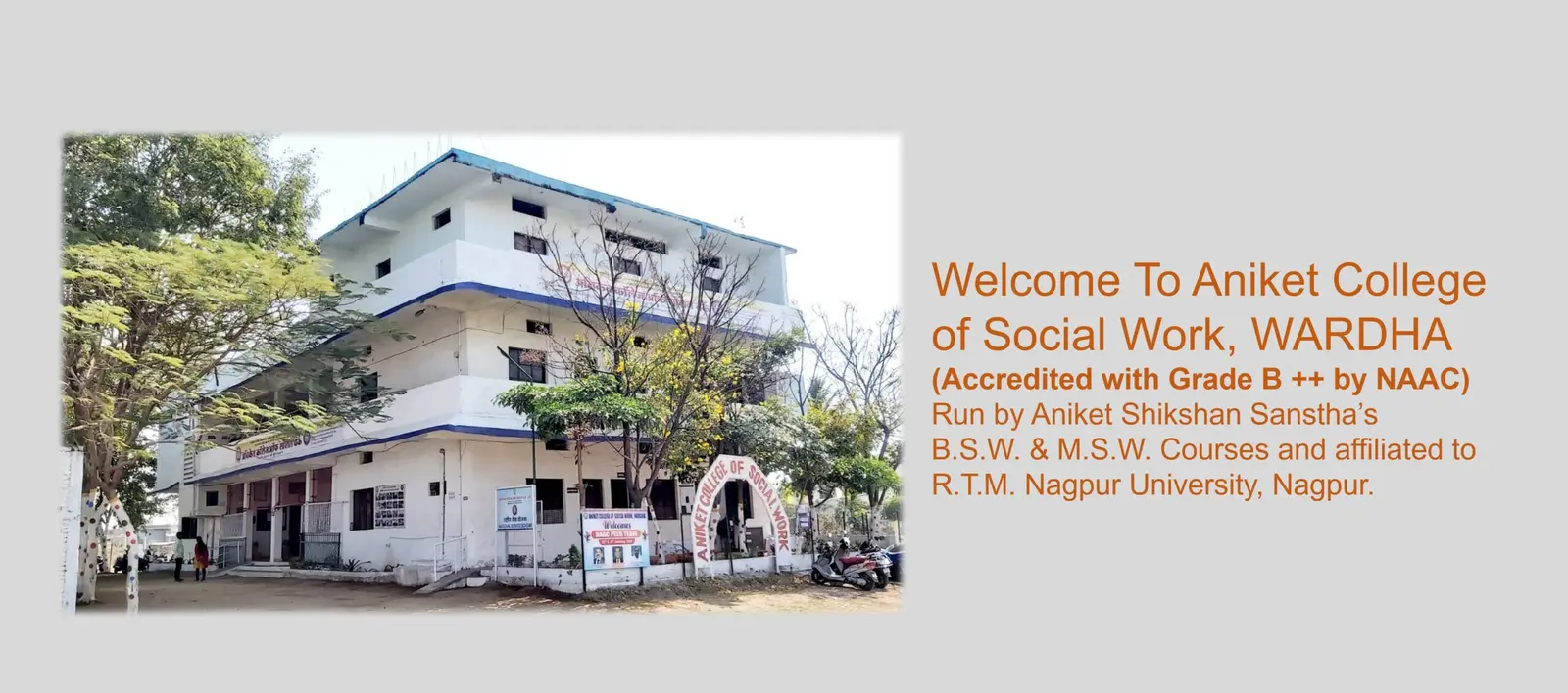 Aniket College of Social Work campus