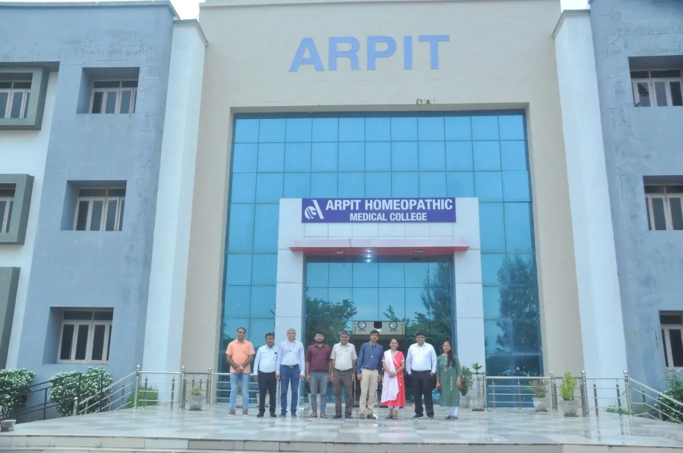 Arpit Homoeopathic Medical College and Hospital campus