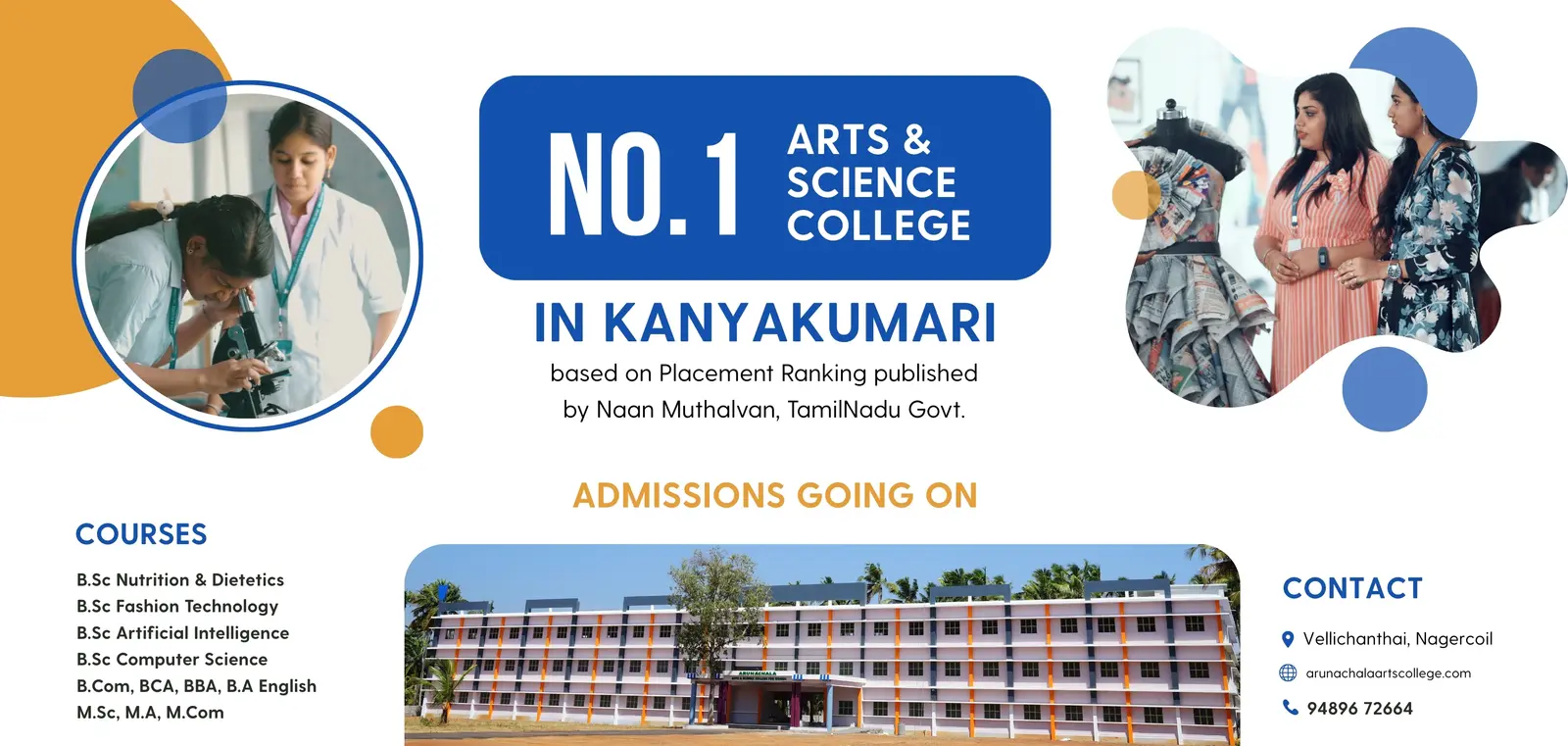Arunachala Arts and Science Women College campus