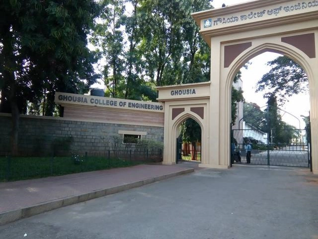 Ghousia College of Engineering (GCE) campus