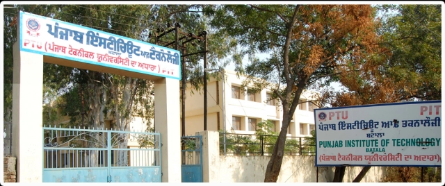 I.K. Gujral Punjab Technical University – PIT BATALA campus