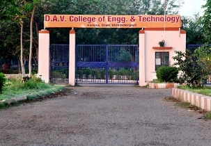 D A V College of Engineering and Technology campus