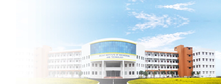 Balaji institute of Engineering and Technology campus
