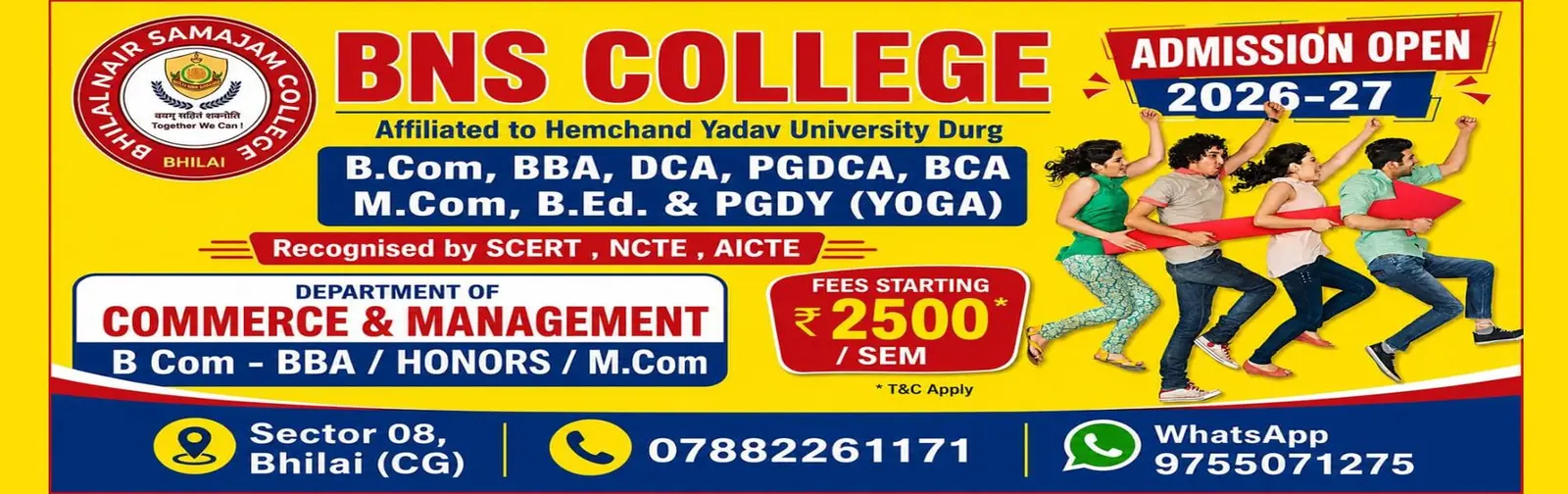Bhilai Nair Samajam College campus