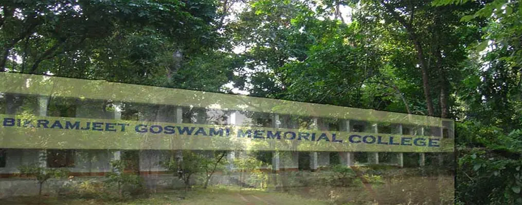 Bikramjeet Goswami Memorial College campus