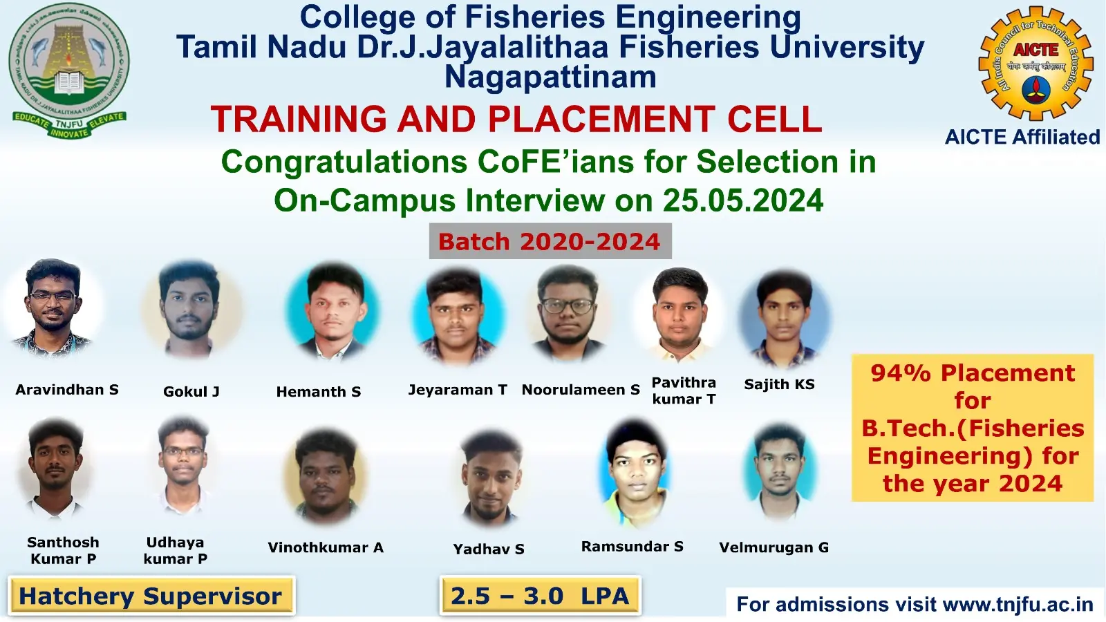 College of Fisheries Engineering, Panangudi campus