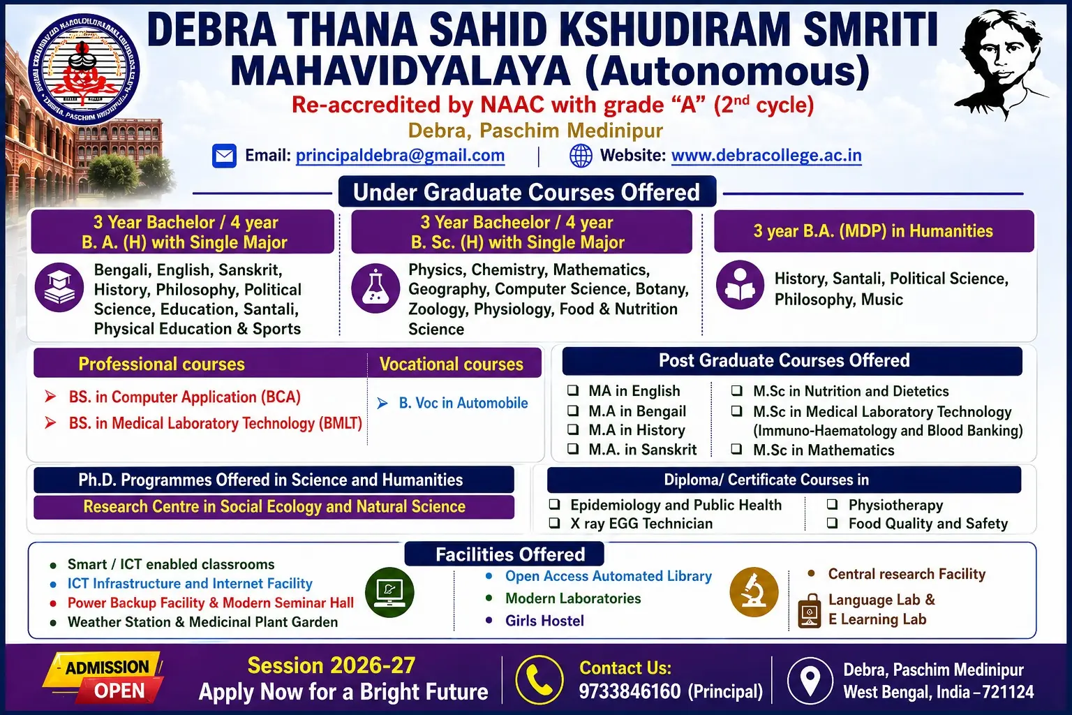 Debra Thana Sahid Kshudiram Smriti Mahavidyalaya campus