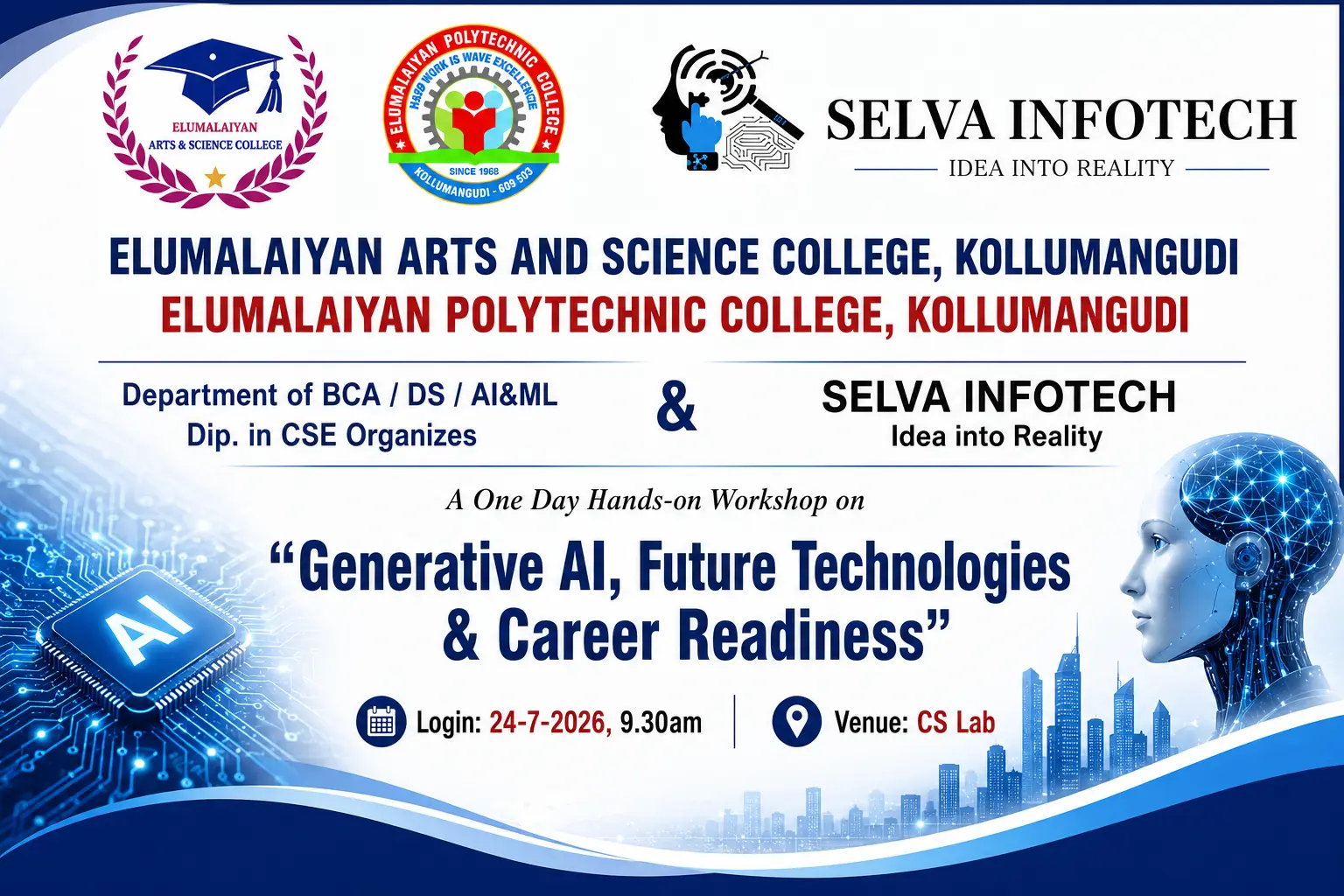 Elumalaiyan Arts and Science College campus