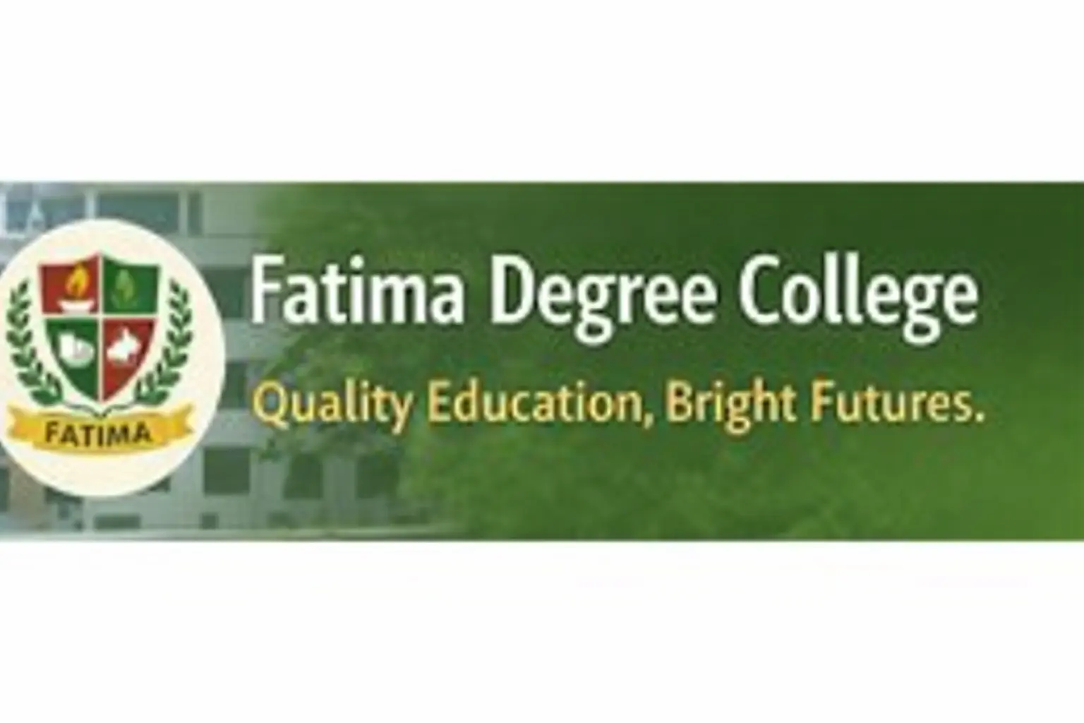 Fatima Degree College campus