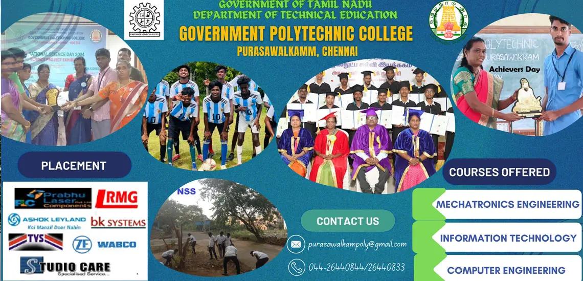 Government Polytechnic College Purasawalkam Otteri campus