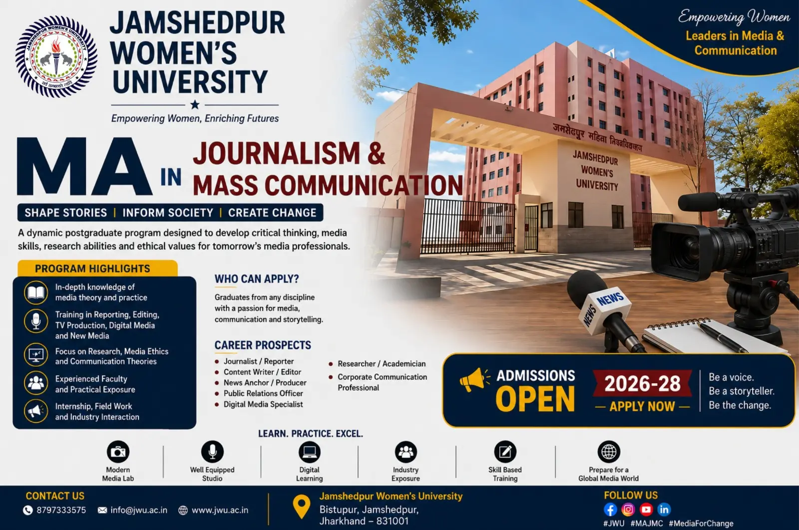 Jamshedpur Women"S University campus