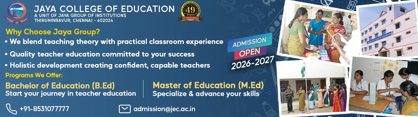 Jaya College of Education campus