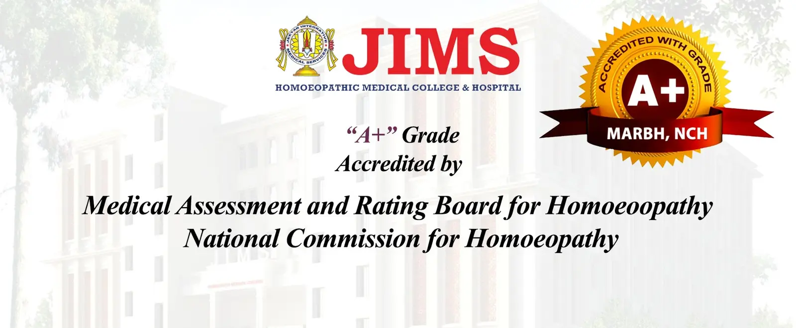 Jims Homoeopathic Medical College and Hospital campus