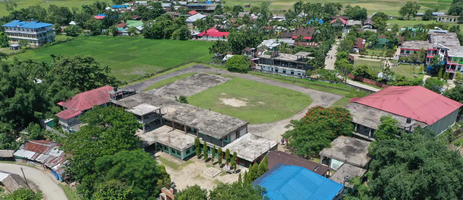 Jonai Girls College campus