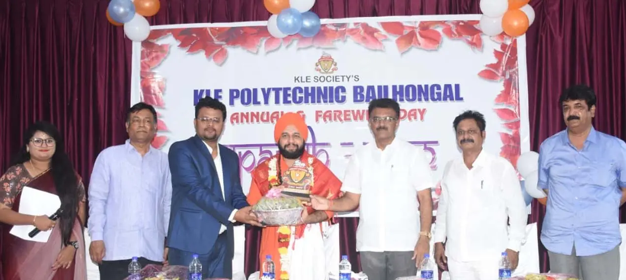 K L E Society Polytechnic Bailhongal Belgaum District. campus
