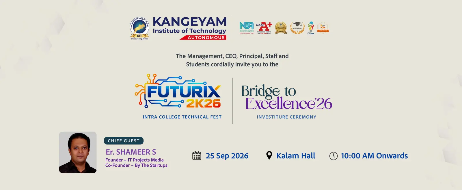 Kangeyam Institute of Technology campus