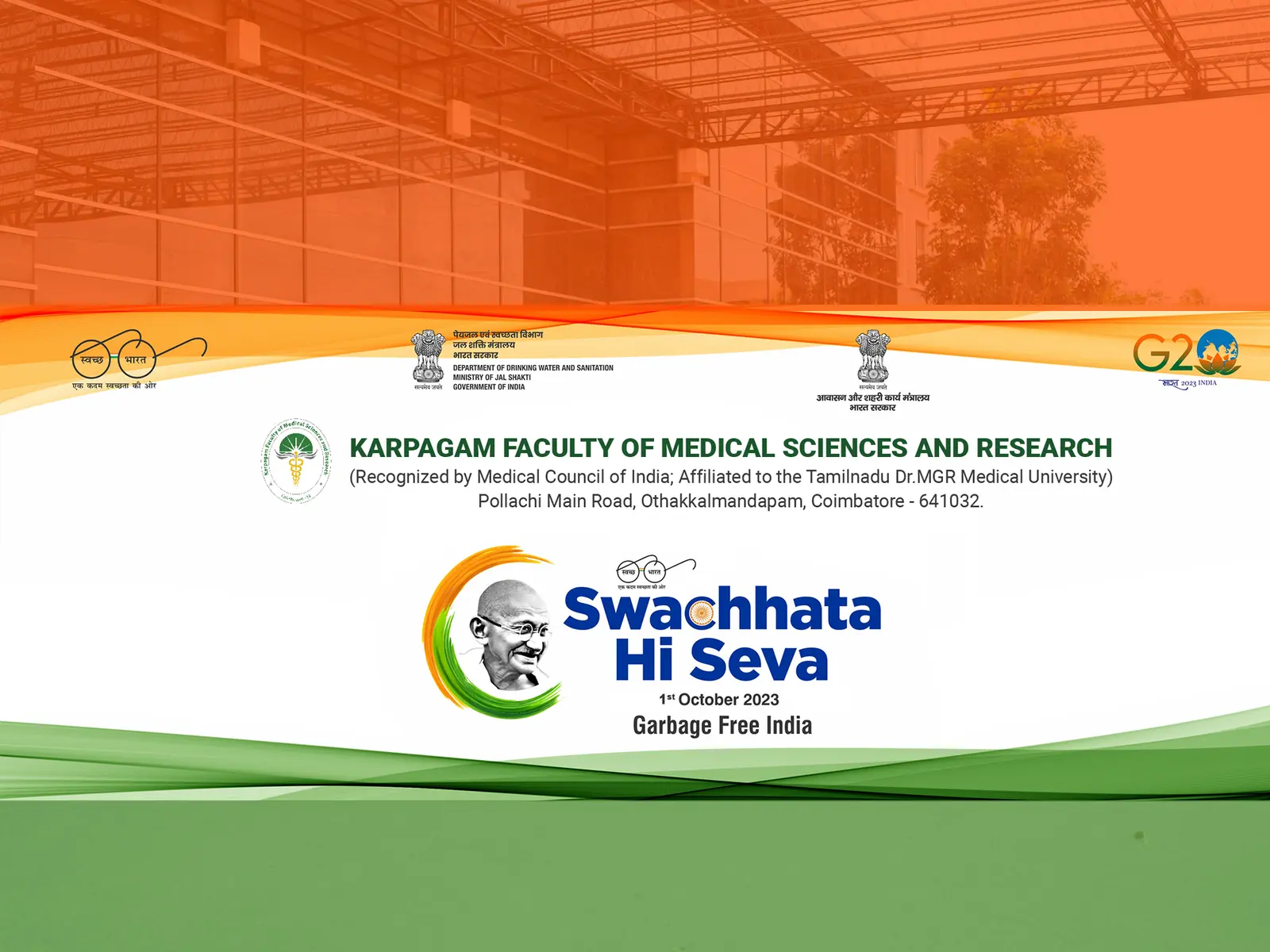 KARPAGAM FACULTY OF MEDICAL SCIENCES & RESEARCH (Inst. Code – 536) campus