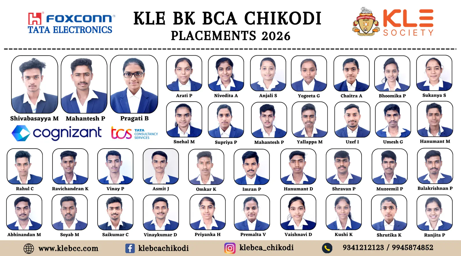 KLE Societys BCA College Chikodi campus