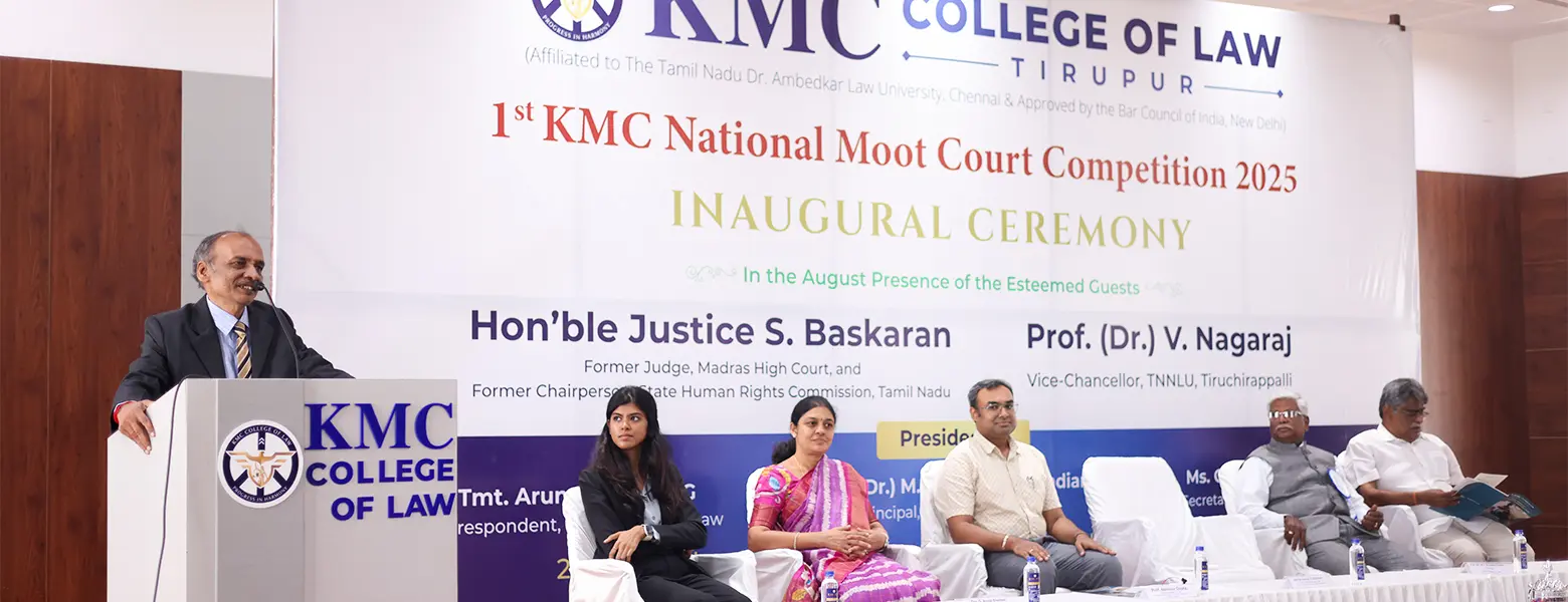 Kmc College of Law campus