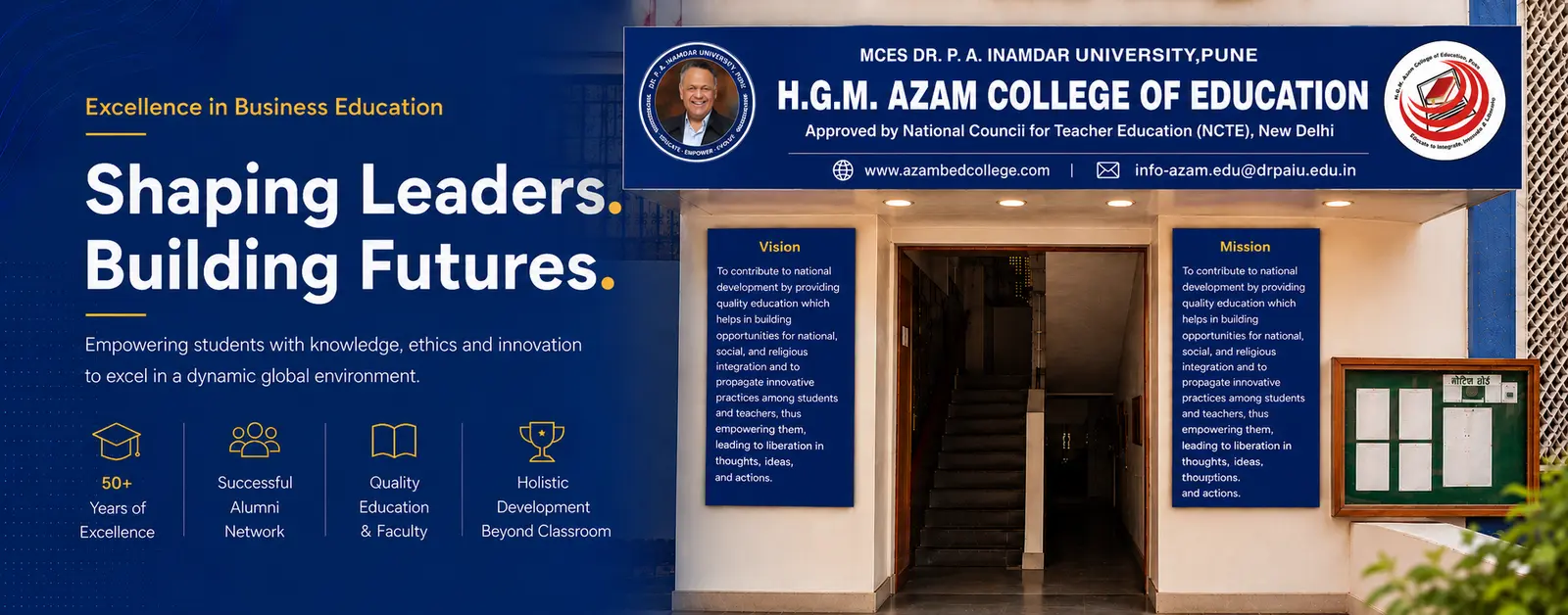 Maharashtra Cosmopolitan Education Society's H.G.M. Azam College of Education, Camp Pune campus