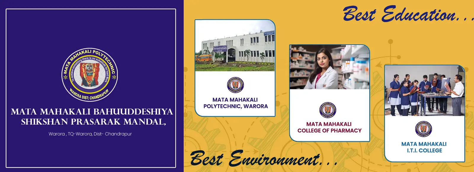 Mata Mahakali College of Pharmacy Warora campus