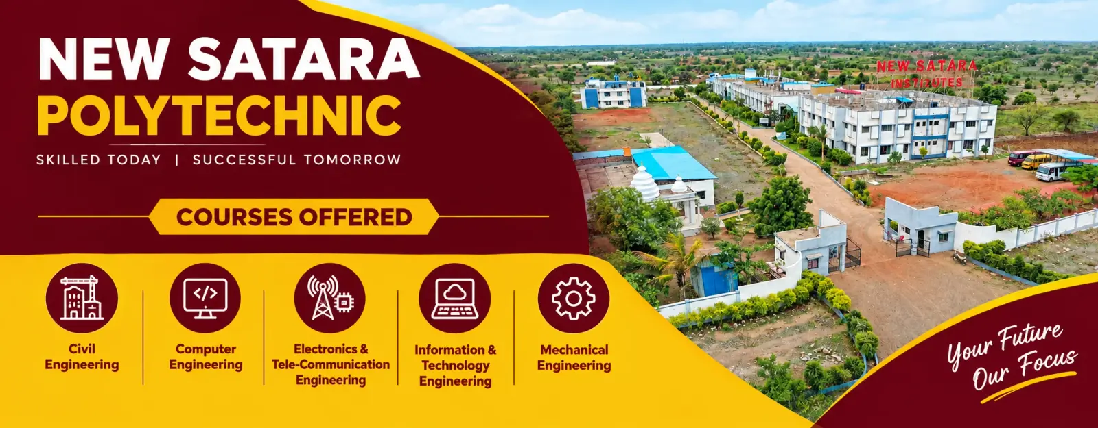 New Satara Shikshan Sankul New Satara College of Engineering & Management Pandharpur campus