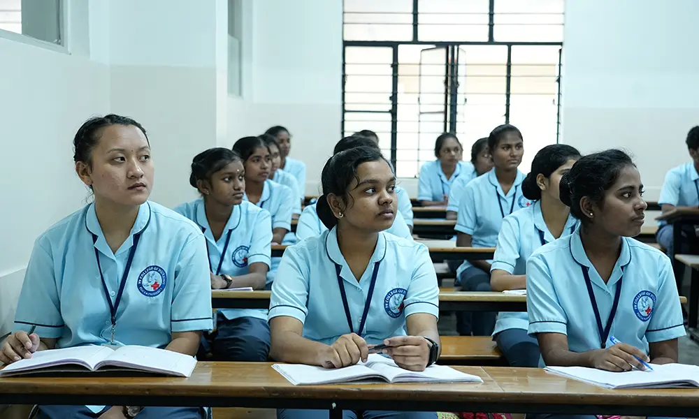 P R College of Nursing campus