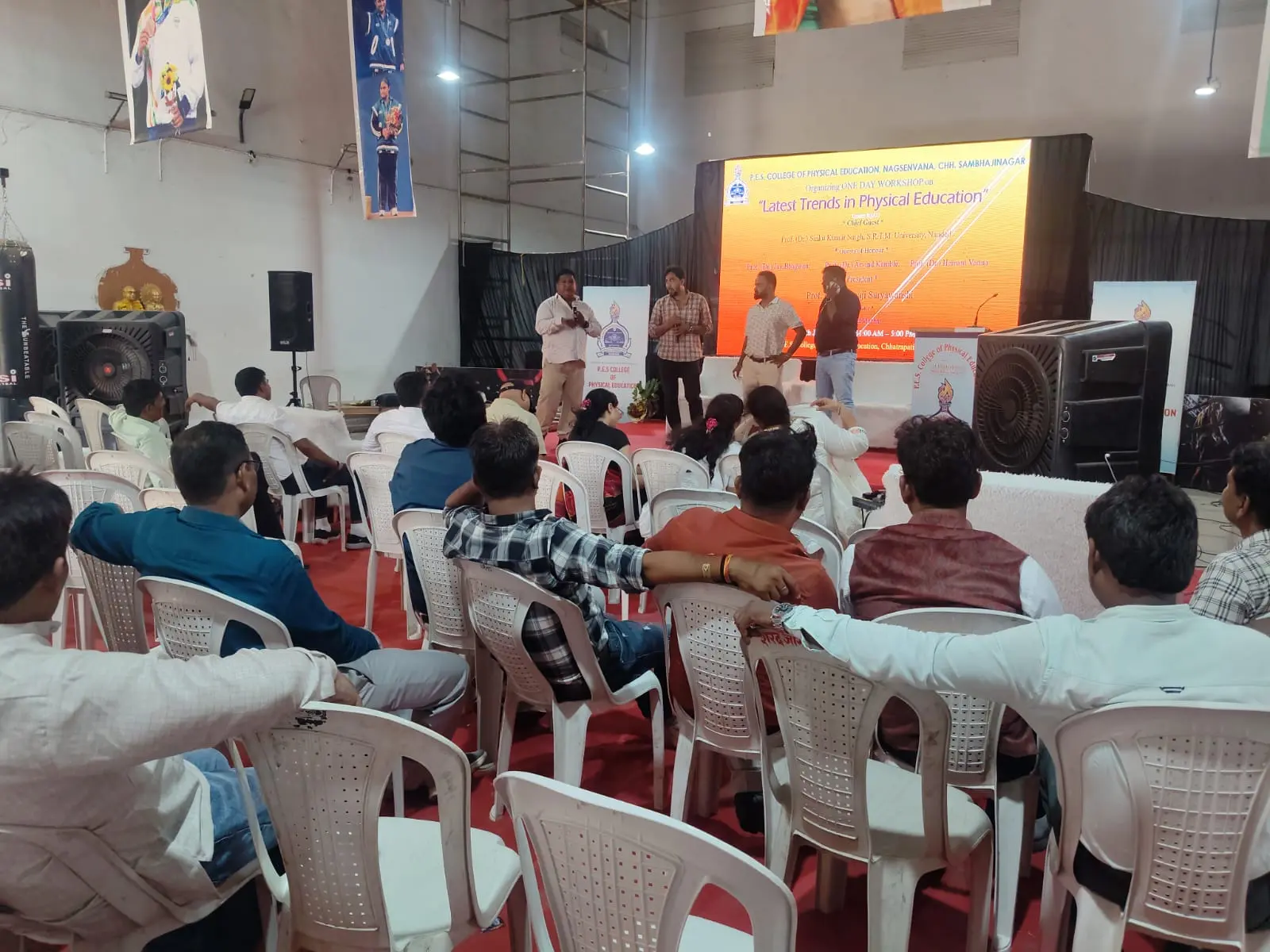 Peoples Education Societys P.E.S. College of Physical Education, Nagsenvana, Cantt Aurangabad. campus