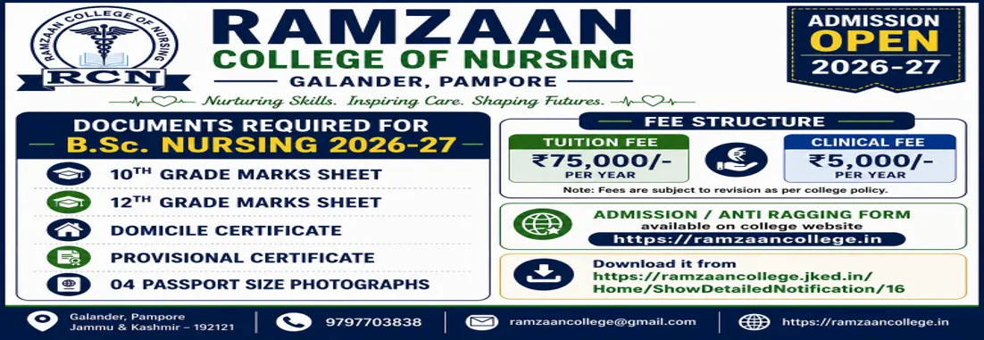 Ramzaan College of Nursing, Gallander campus