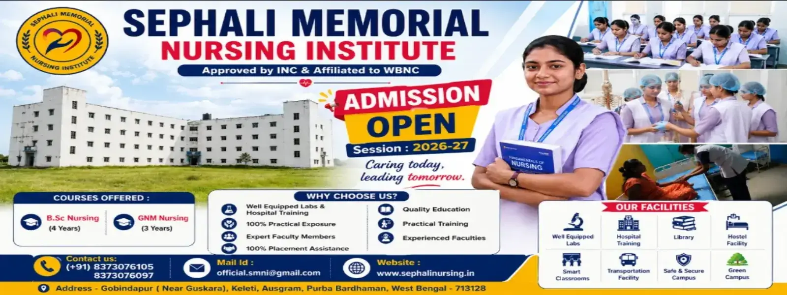 Sephali Memorial Nursing Institute campus
