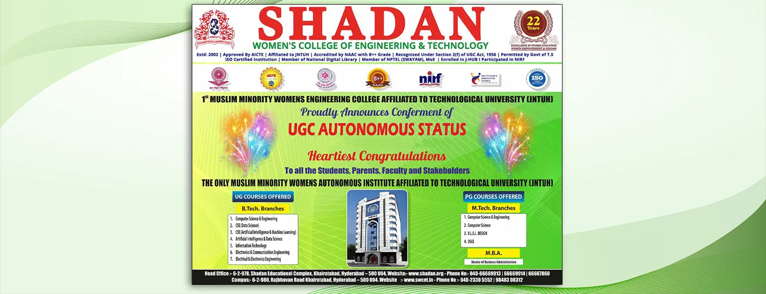 Shadan Women’s College of Engineering and Technology campus