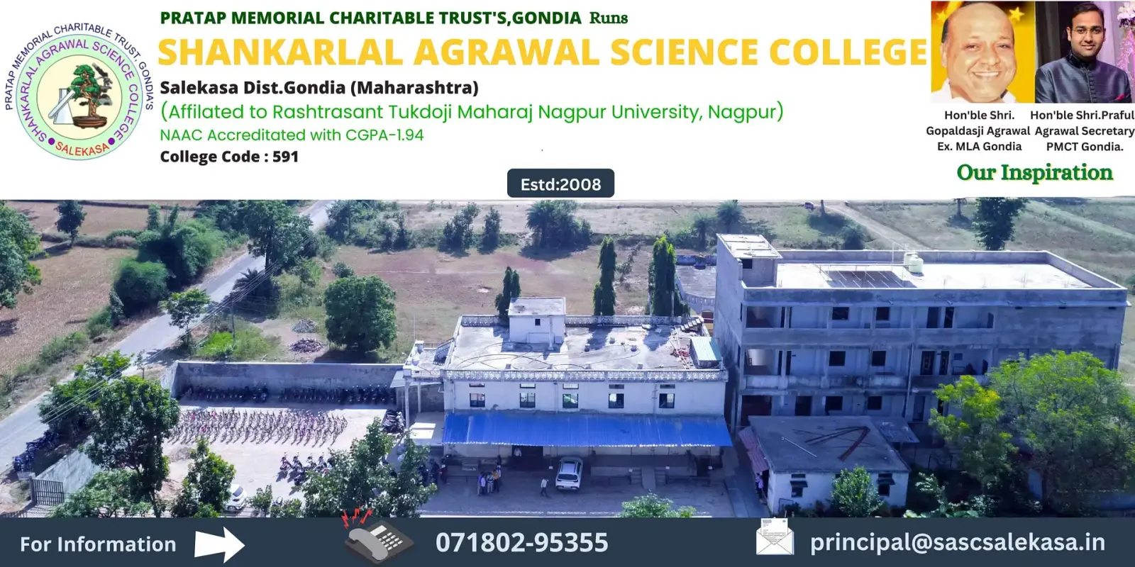 Shankarlal Agarwal Science College, Salkesa campus