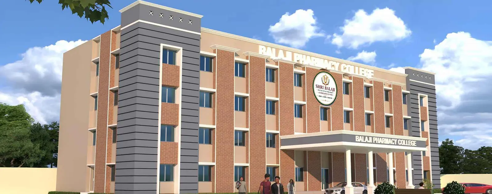 Shri Balaji Institute of Pharmacy and Research Centre campus