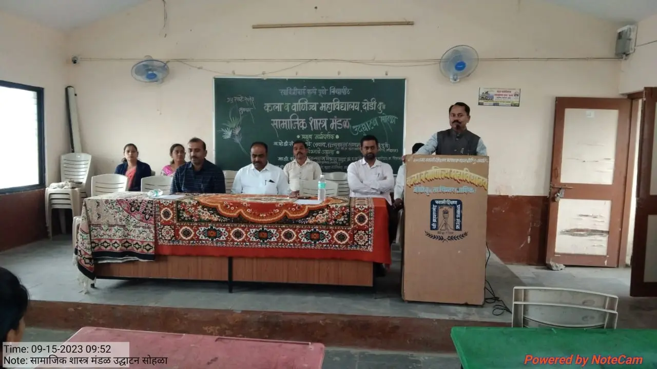 Shri Brahmanand Swami Shikshan Prasarak Mandals Arts & Commerce College, Dodi Budruk Tal.Sinnar, Dist.Nashik campus