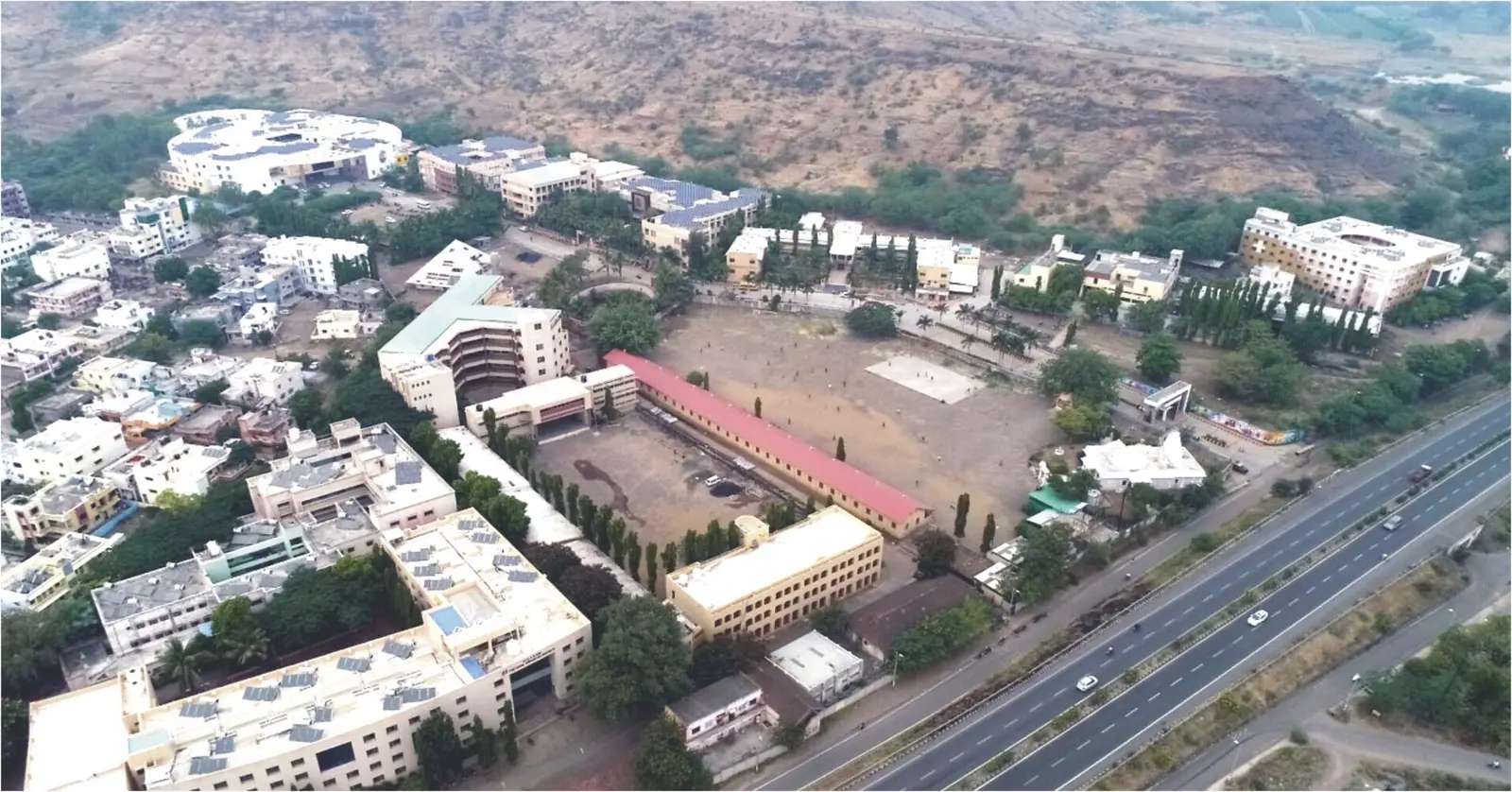 Shri Neminath Jain Brahmacharyashram's Shriman Sampatlalji Pemrajji Surana Law College campus