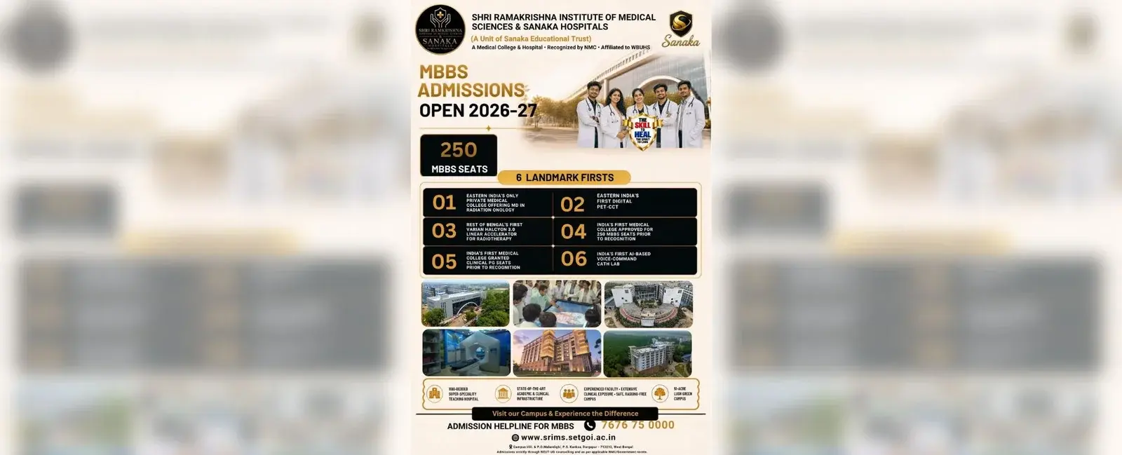 Shri Ramkrishna Institute of Medical Sciences and Sanaka Hospitals campus