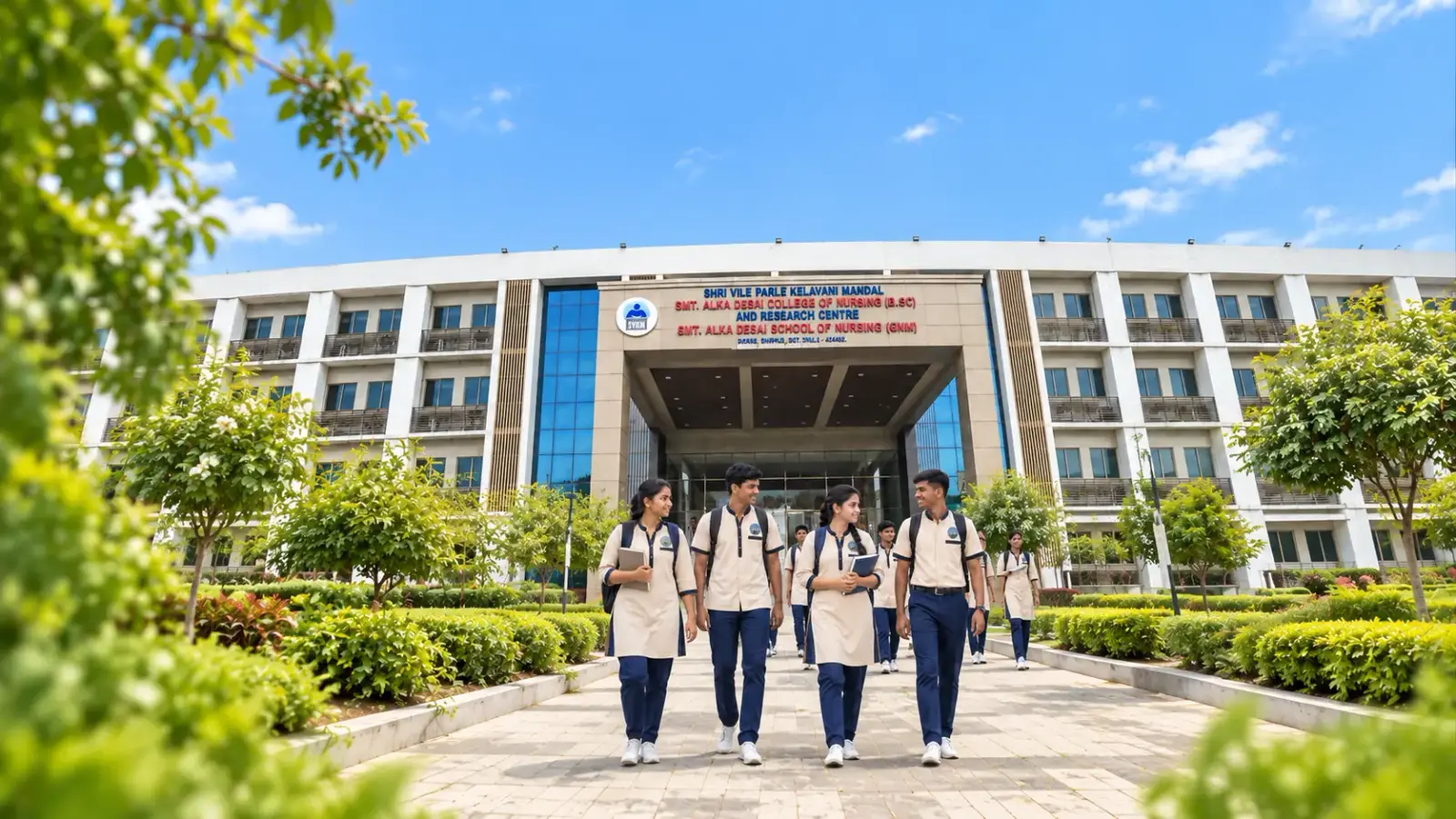 Smt Alka Desai College of Nursing and Research Center campus