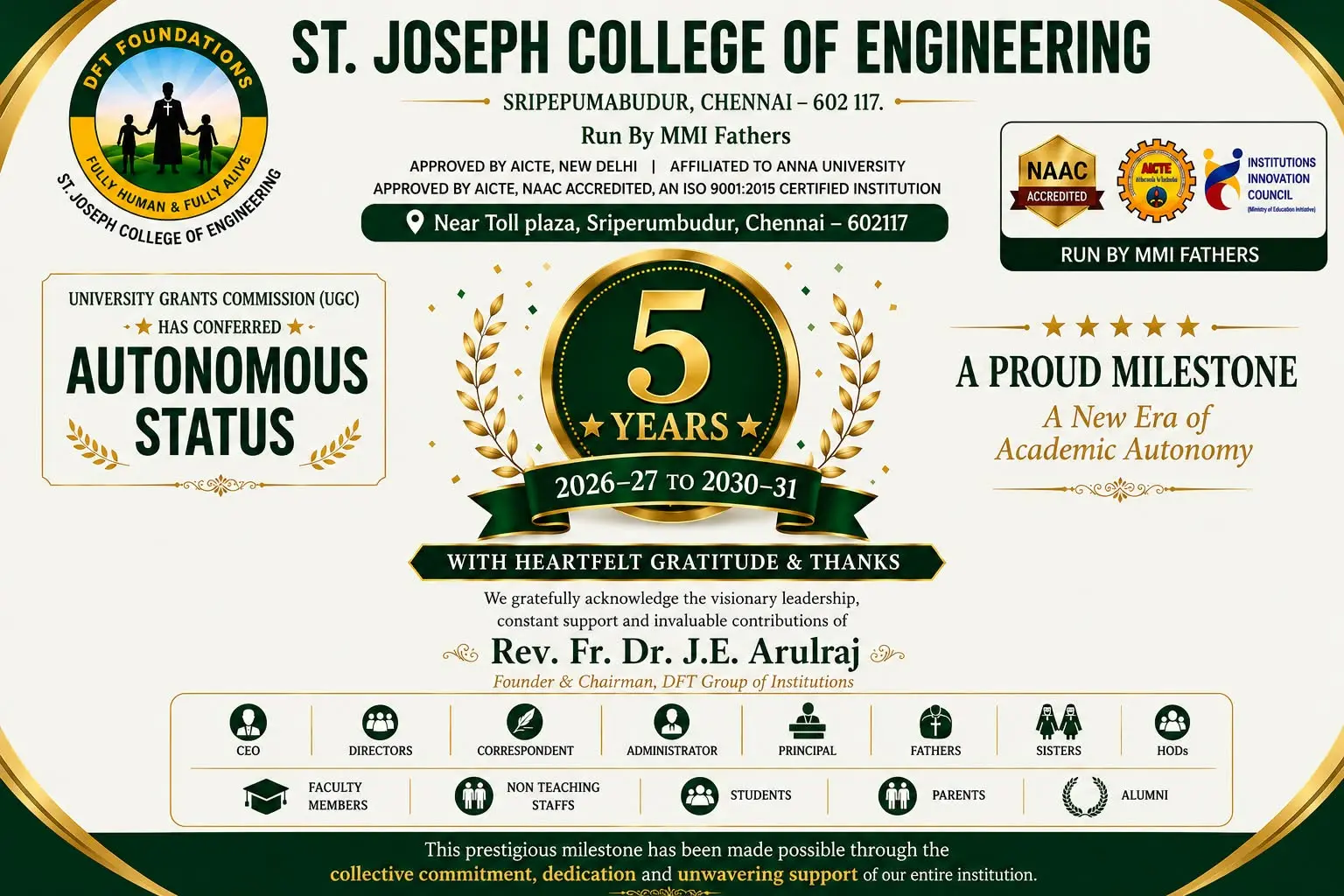 St. Joseph College of Engineering, Sriperumbudur campus