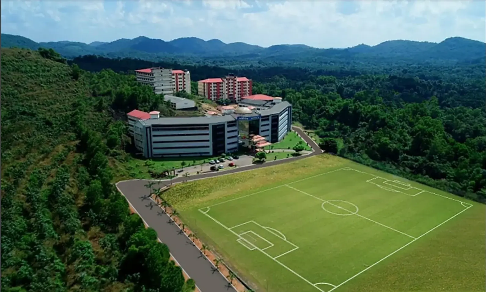 The Yenepoya College campus