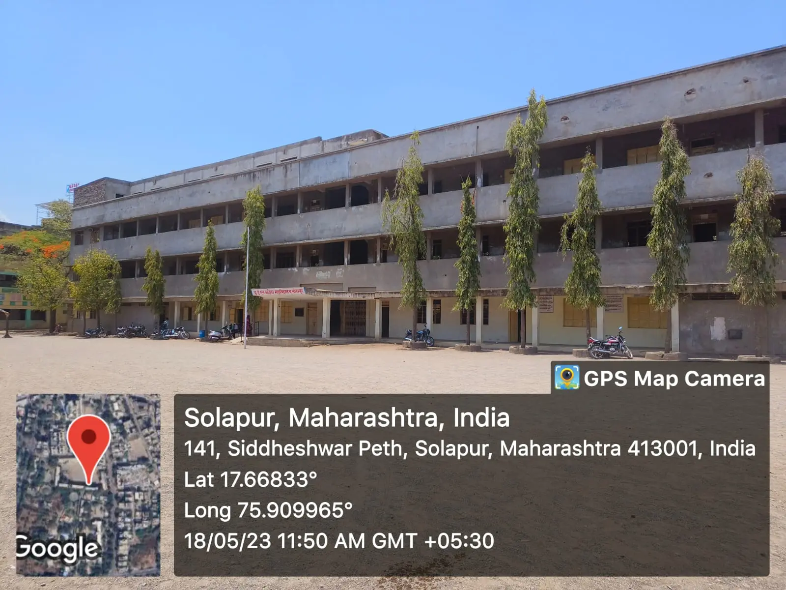 Union Education Socities Mahila Mahavidyalaya 141, A Siddheshwar Peth . Solapur campus