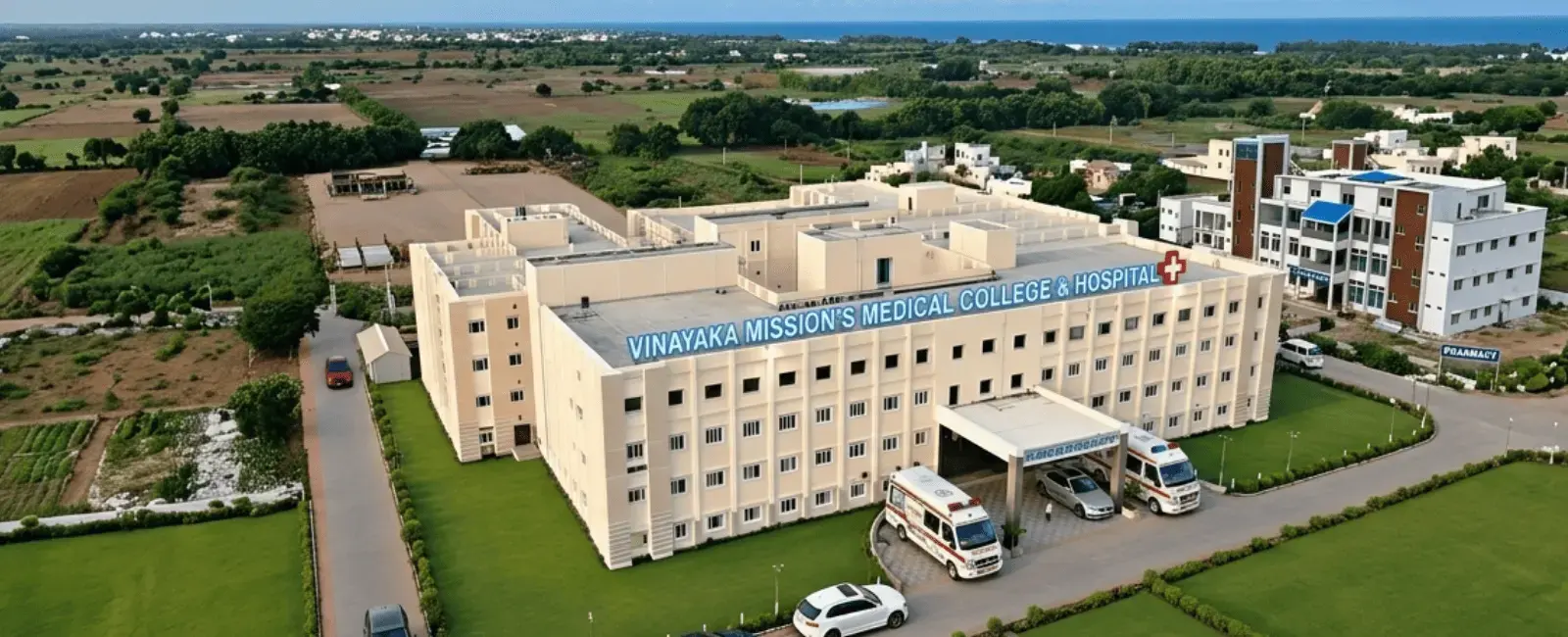 Vinayaka Mission's Medical College and Hospital campus