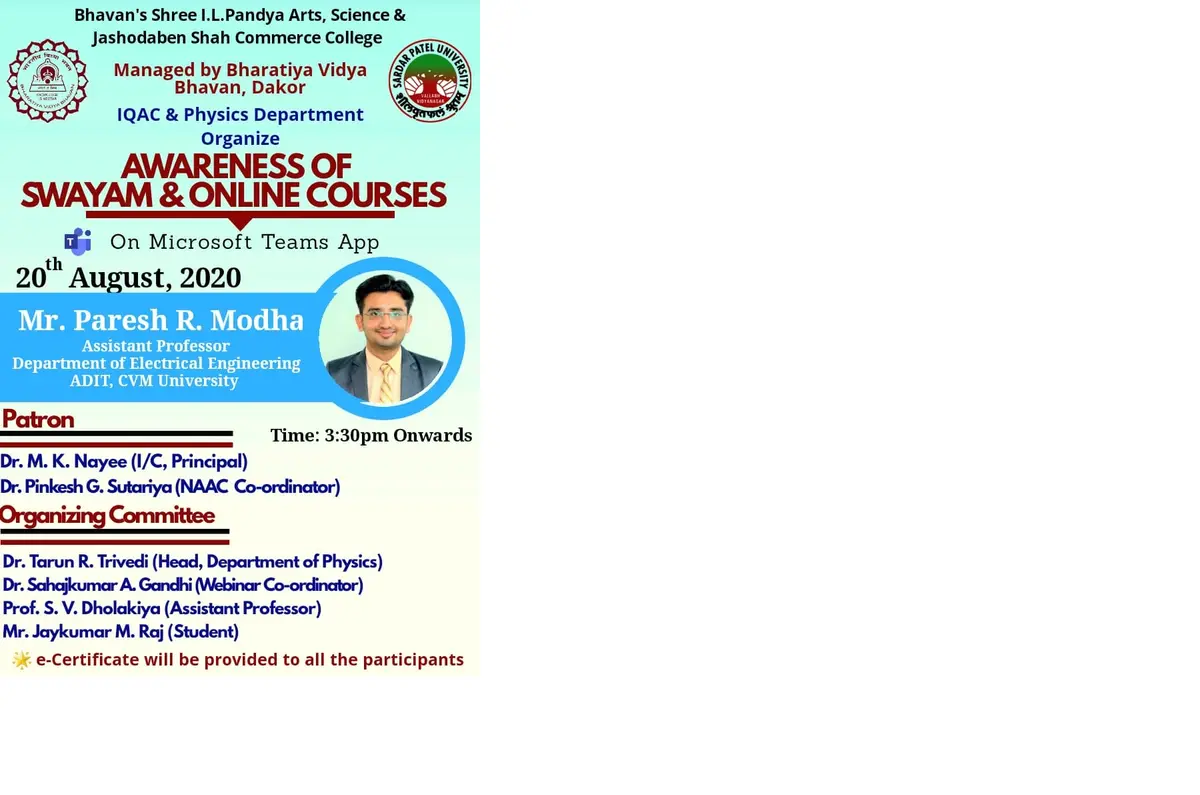 Bhartiya Vidya Bhavan's Shri Ishvarlal L. P Arts Science & J. Shah Commerce College campus photo 2