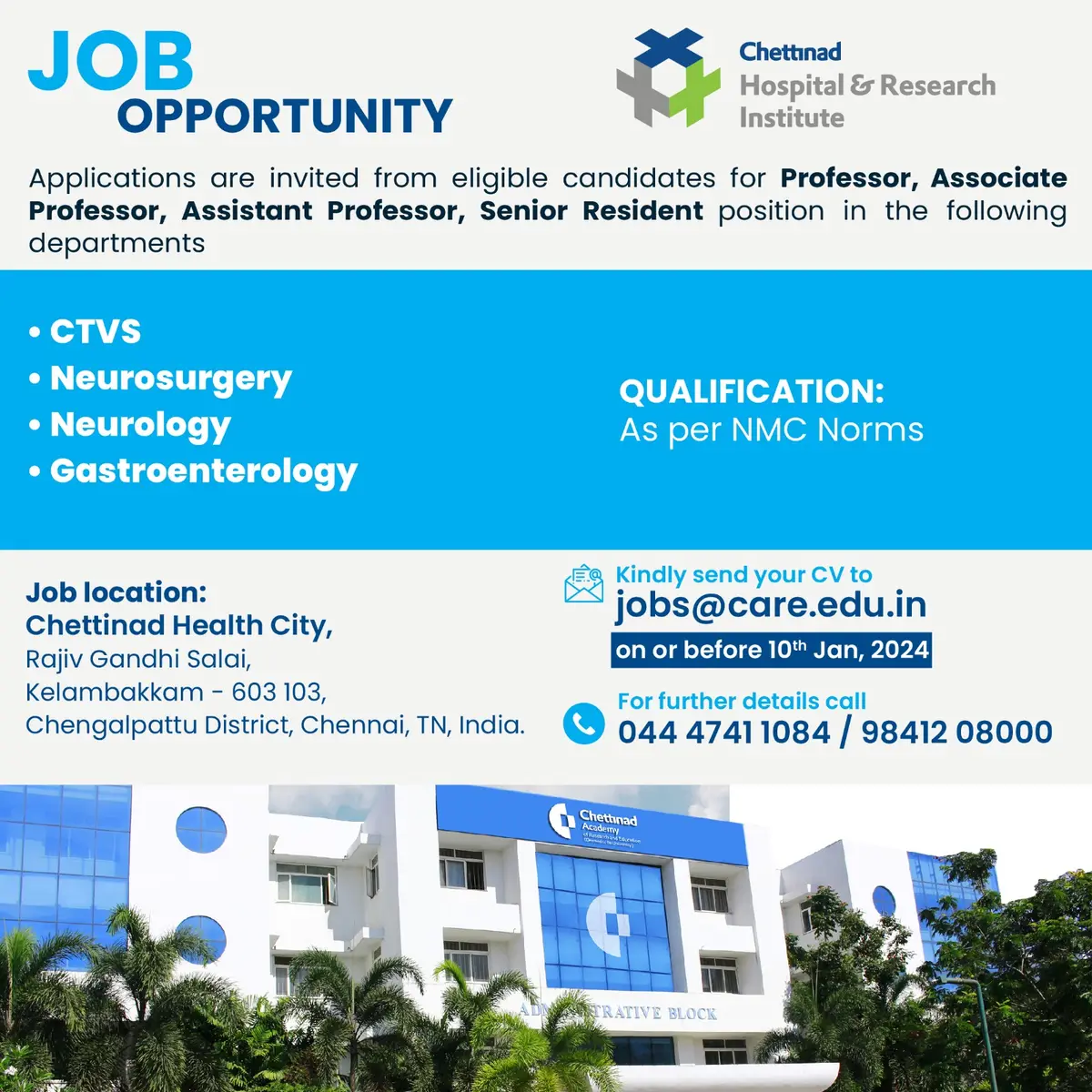Chettinad School of Physiotherapy campus photo 2
