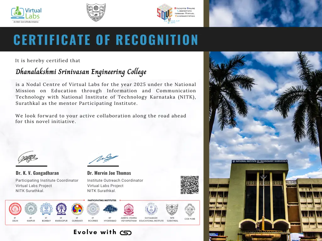 Dhanalakshmi Srinivasan Engineering College campus photo 1