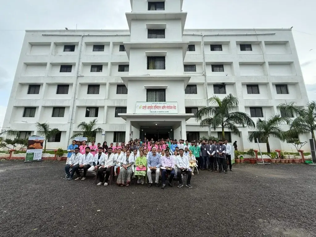 Dharti Ayurved Medical College and Research Institute campus