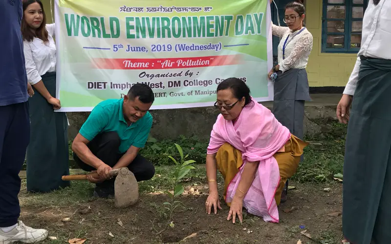 Diet D.M.College Campus Imphal: campus photo 2