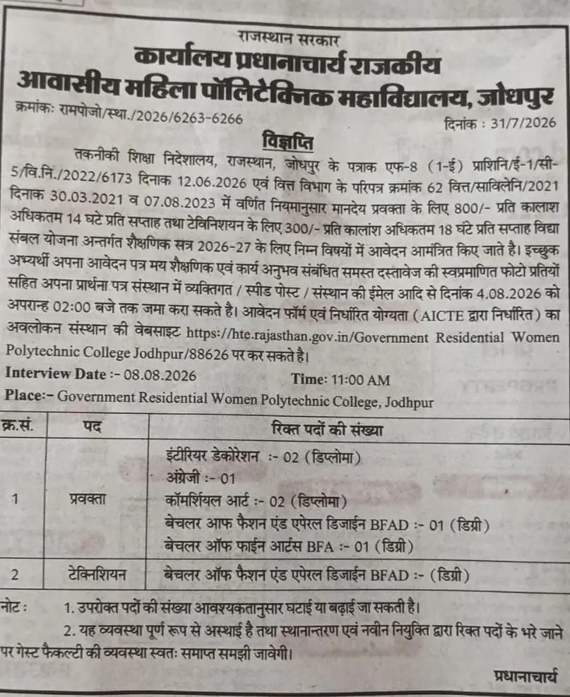 Government Residential Woman Polytechnic College: campus photo 1