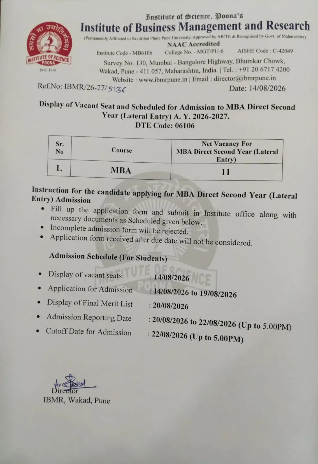 Institute of Science Poona’s Institute of Business Management and Research: campus photo 4