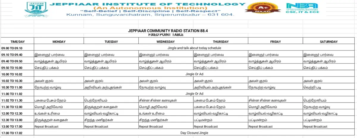 Jeppiaar Institute of Technology: campus photo 1