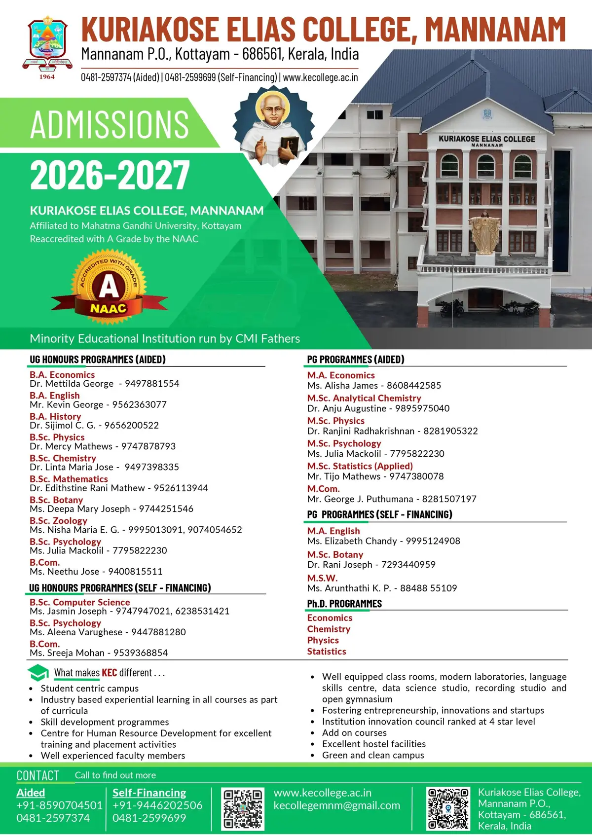 Kuriakose Elias College campus